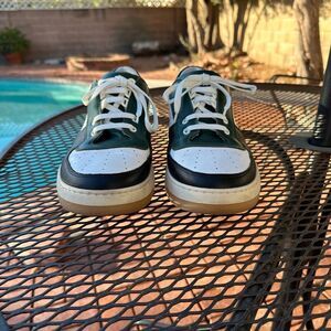 Acne Studios Perey Lace Up Sneakers Green Black - Size 44 - Pre-Owned